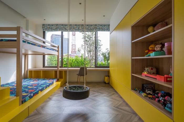 BIM建筑|错动“跳舞”的空中花园：越南联排住宅