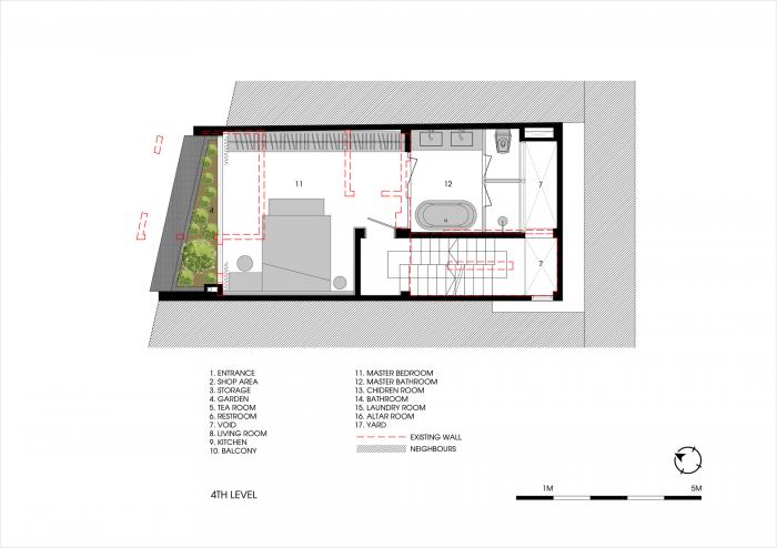 BIM建筑|错动“跳舞”的空中花园：越南联排住宅