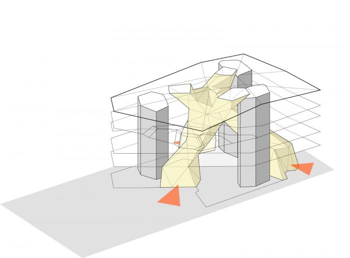 BIM建筑|雾色幕墙下，安享日光浴：挪威图书馆“Deichman”
