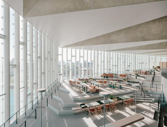 BIM建筑|雾色幕墙下，安享日光浴：挪威图书馆“Deichman”