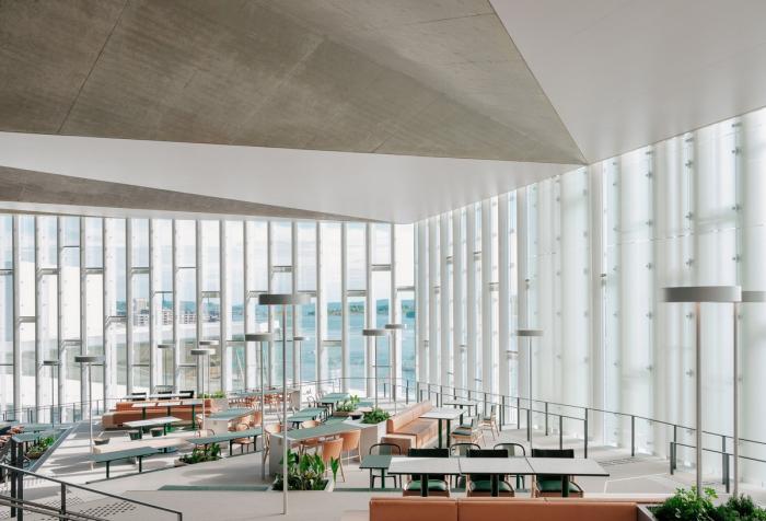 BIM建筑|雾色幕墙下，安享日光浴：挪威图书馆“Deichman”