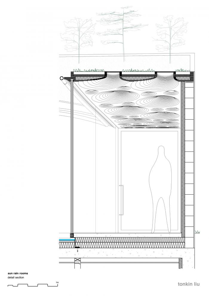 BIM建筑|绿意盎然，妖娆扭动：晴雨屋