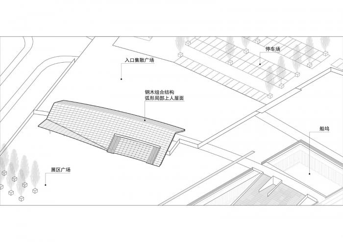 BIM建筑|2019上海城市空间艺术季主展场入口安检棚 / 同济原作设计工作室