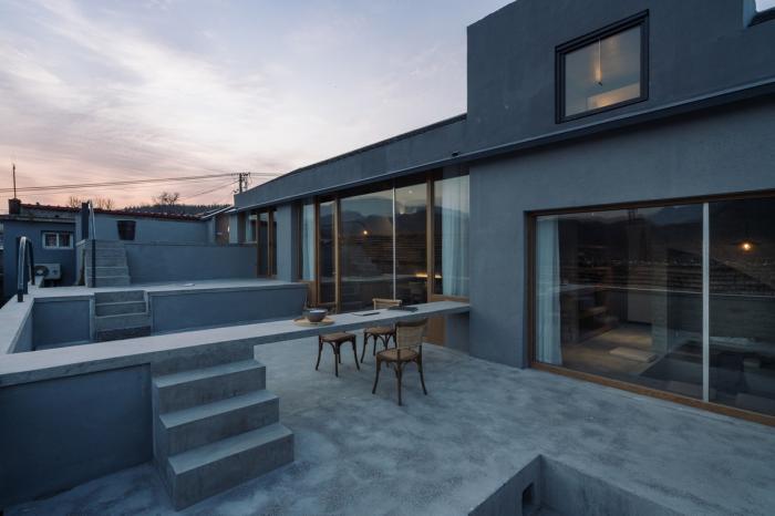 BIM建筑|仿佛自古而来——台上之家 / 察社办公室