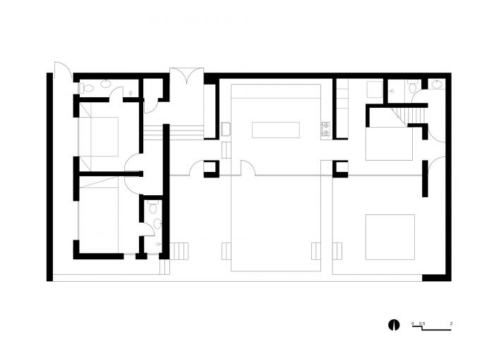 BIM建筑|仿佛自古而来——台上之家 / 察社办公室