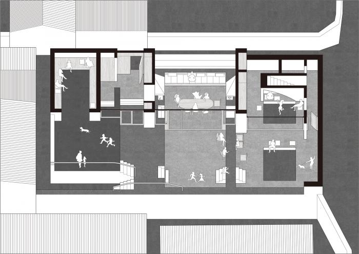 BIM建筑|仿佛自古而来——台上之家 / 察社办公室