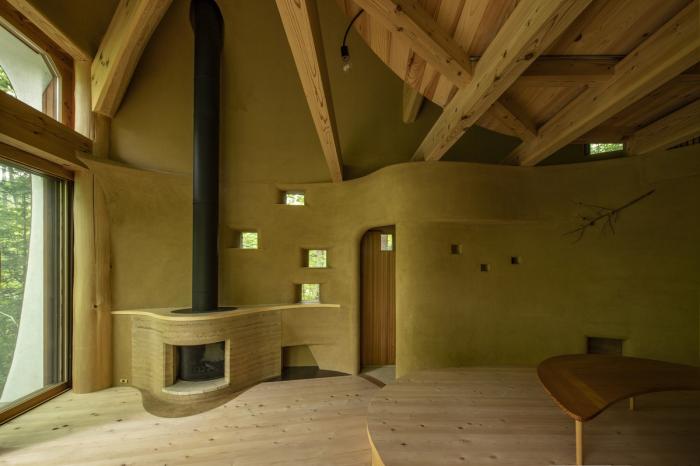 BIM建筑|可爱俏皮，森林中的壳型土屋