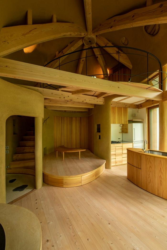 BIM建筑|可爱俏皮，森林中的壳型土屋