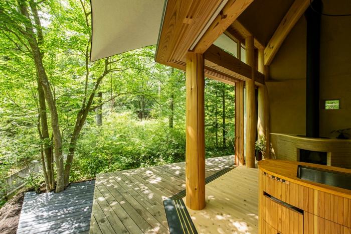 BIM建筑|可爱俏皮，森林中的壳型土屋