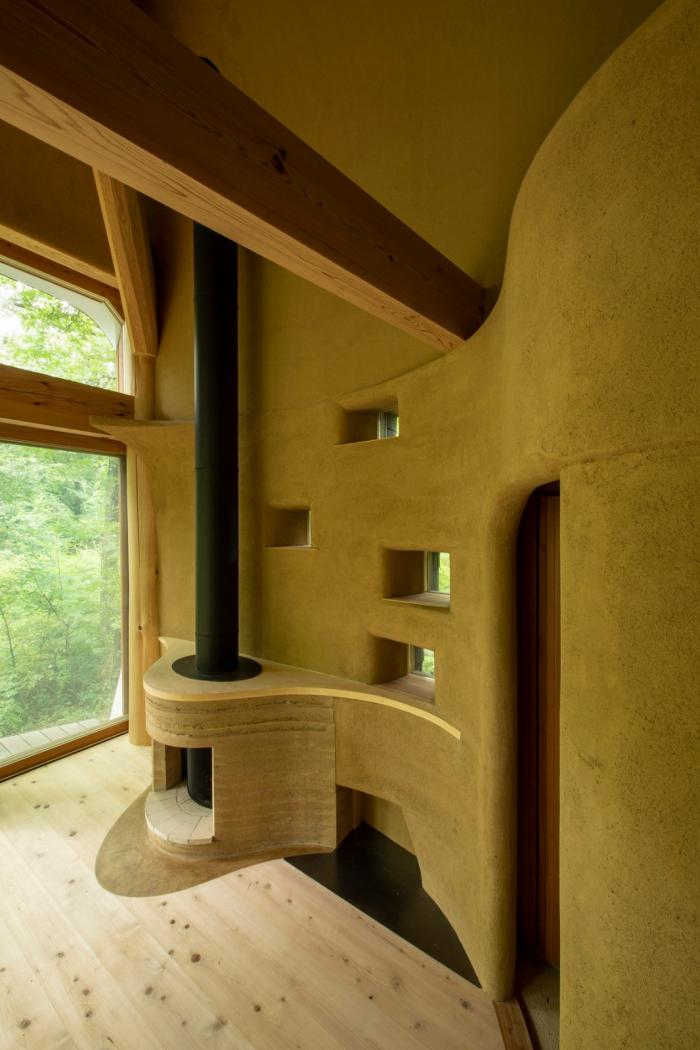 BIM建筑|可爱俏皮，森林中的壳型土屋