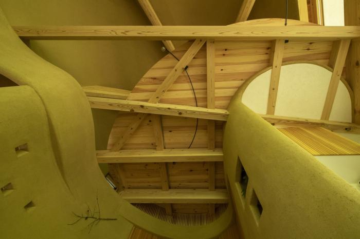 BIM建筑|可爱俏皮，森林中的壳型土屋