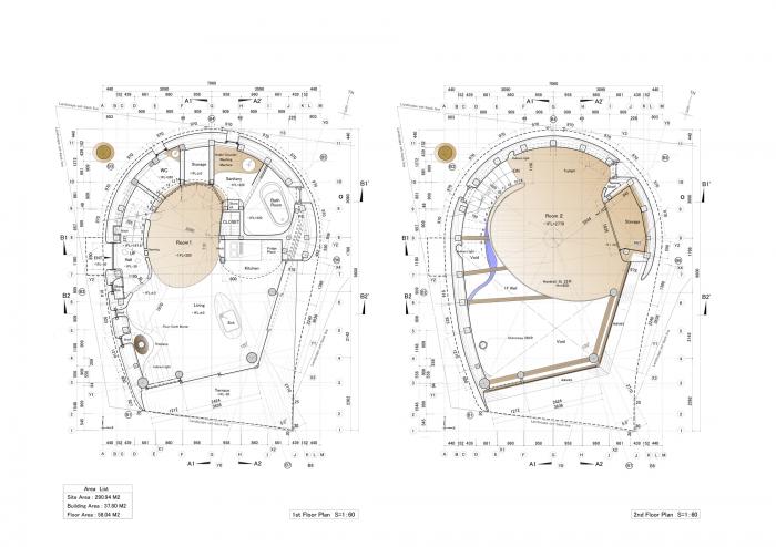 BIM建筑|可爱俏皮，森林中的壳型土屋