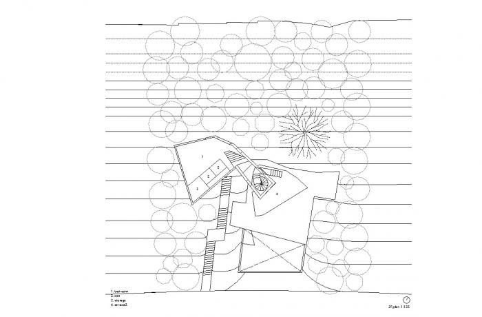BIM建筑|斜坡上的住宅：8008