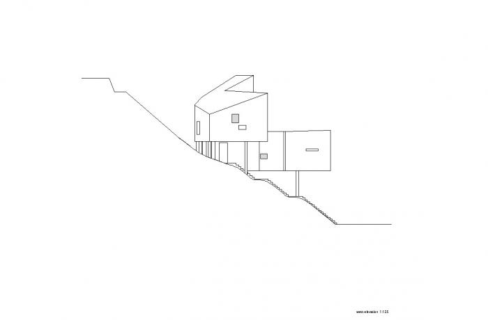 BIM建筑|斜坡上的住宅：8008