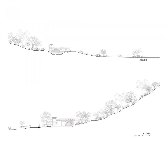 BIM建筑|匍匐于山脚下的巨石：楼纳露营服务中心 / 李兴钢工作室