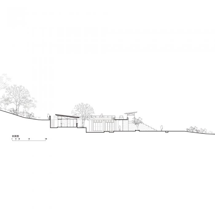 BIM建筑|匍匐于山脚下的巨石：楼纳露营服务中心 / 李兴钢工作室