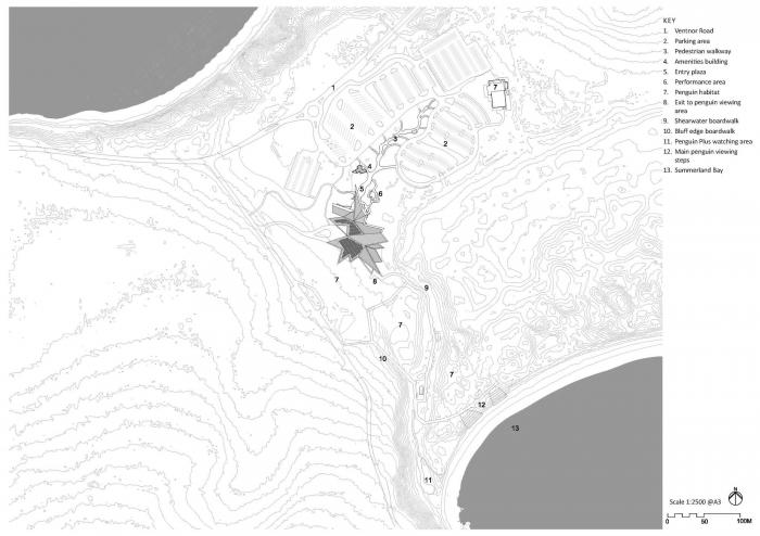 BIM建筑|抽象解构的“长脊”：澳大利亚企鹅归巢游客中心