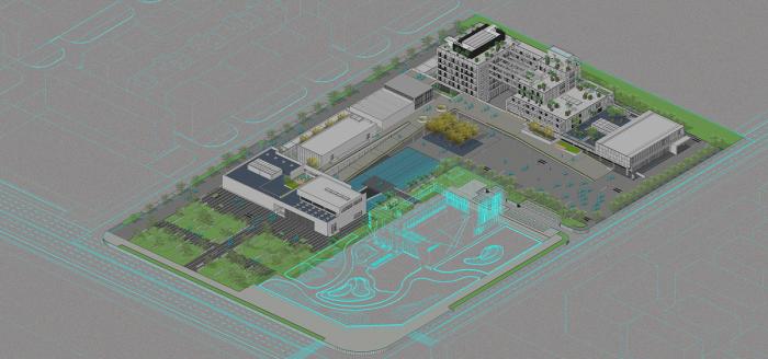 BIM建筑|沧州明珠国际服饰生态新城会客中心 / 上海严旸建筑设计工作室