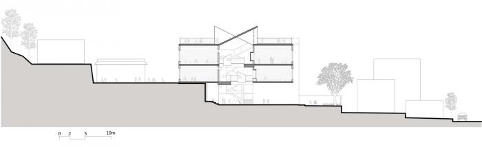 BIM建筑|地形关系的表达：乌斯河镇中心幼儿园 / 东意建筑