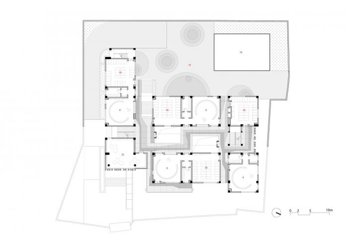 BIM建筑|地形关系的表达：乌斯河镇中心幼儿园 / 东意建筑