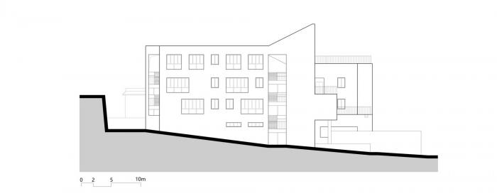 BIM建筑|地形关系的表达：乌斯河镇中心幼儿园 / 东意建筑