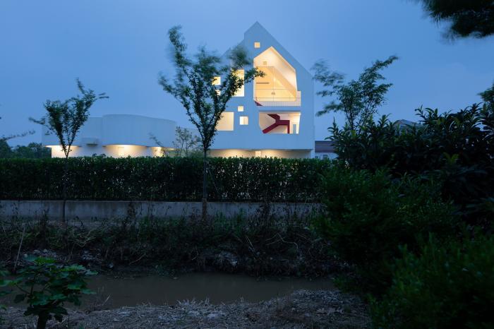 BIM建筑|风景万画筒 - 陆宅 / ams元秀万建筑事务所