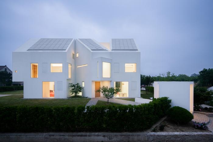 BIM建筑|风景万画筒 - 陆宅 / ams元秀万建筑事务所