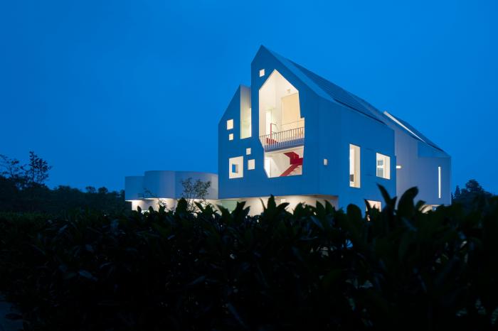 BIM建筑|风景万画筒 - 陆宅 / ams元秀万建筑事务所