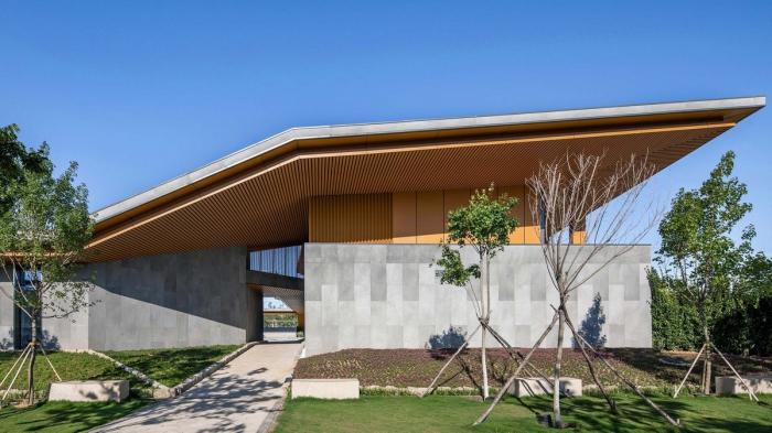 BIM建筑|大地之痕：七色山矿坑花园游客中心 / UUA建筑师事务所