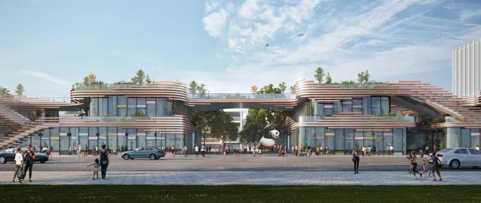 BIM建筑|Aedas新作：2.4公里超线公园，公园商业新模式