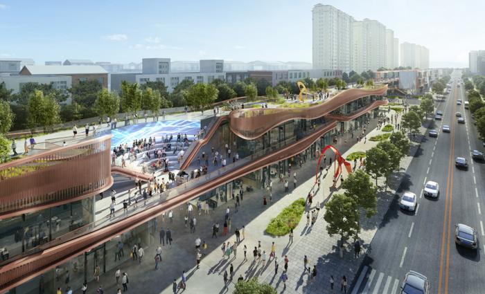 BIM建筑|Aedas新作：2.4公里超线公园，公园商业新模式