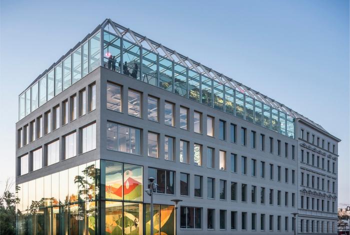 BIM建筑|半透明，半自然：弗罗茨瓦夫设计中心“Concordia” / MVRDV