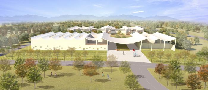 BIM建筑|捷克 LOŠBATES 小学设计竞标方案：延续 - 渗透 - 共享 / 平时建筑事务所