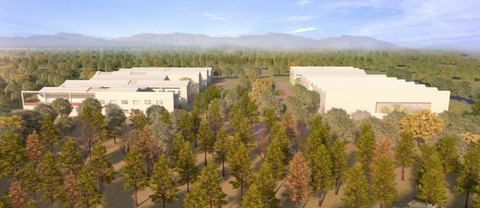 BIM建筑|捷克 LOŠBATES 小学设计竞标方案：延续 - 渗透 - 共享 / 平时建筑事务所