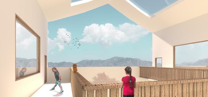 BIM建筑|捷克 LOŠBATES 小学设计竞标方案：延续 - 渗透 - 共享 / 平时建筑事务所