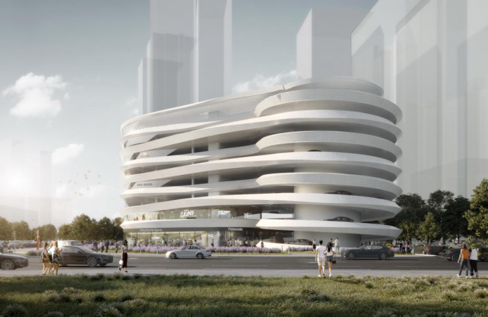 BIM建筑|GWP 新作 | “无限流动”— 东莞CBD示范性立体停车楼