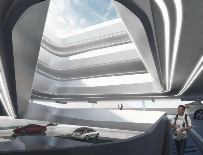 BIM建筑|GWP 新作 | “无限流动”— 东莞CBD示范性立体停车楼