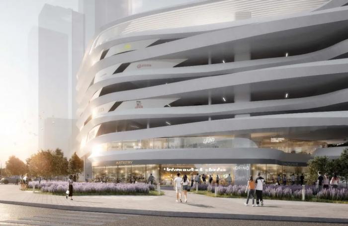 BIM建筑|GWP 新作 | “无限流动”— 东莞CBD示范性立体停车楼