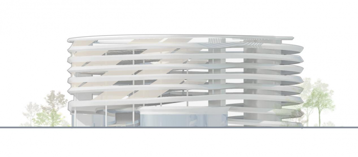 BIM建筑|GWP 新作 | “无限流动”— 东莞CBD示范性立体停车楼