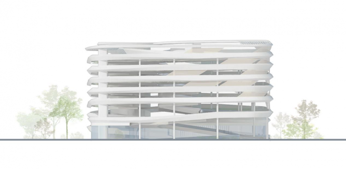 BIM建筑|GWP 新作 | “无限流动”— 东莞CBD示范性立体停车楼