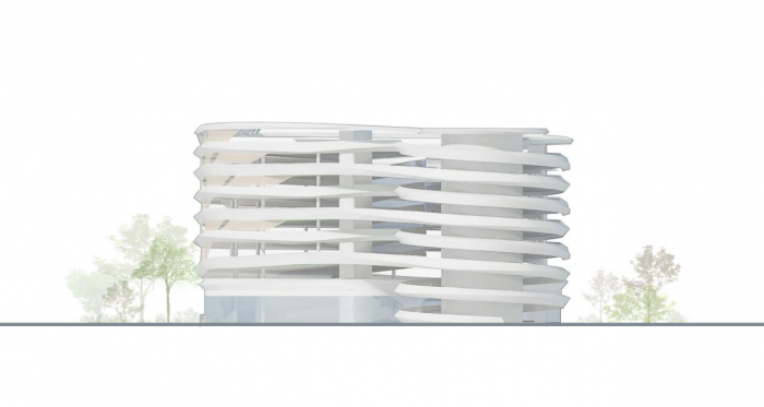 BIM建筑|GWP 新作 | “无限流动”— 东莞CBD示范性立体停车楼