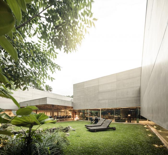 BIM建筑|建筑的底层减法：悬空的盒子