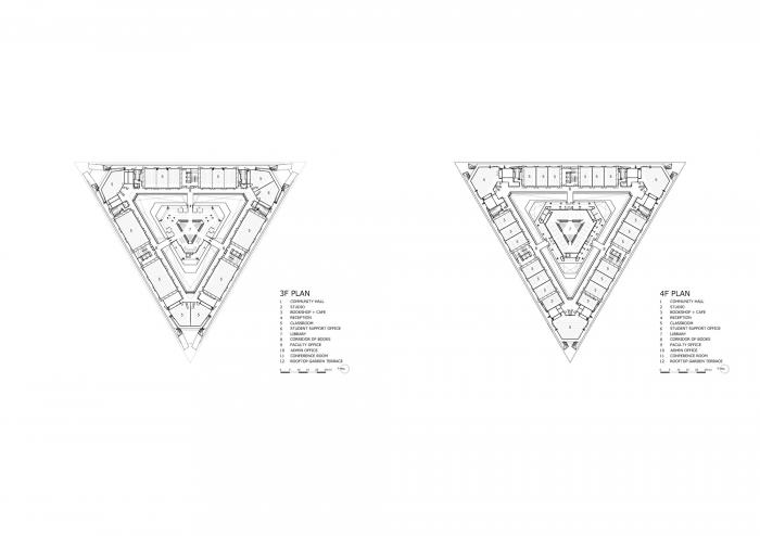 BIM建筑|追手门学院大学“学术方舟” / 三菱地所设计