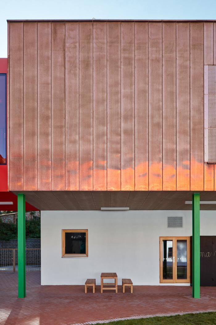 BIM建筑|童话书中的儿童城堡：Vřesovice小学扩建