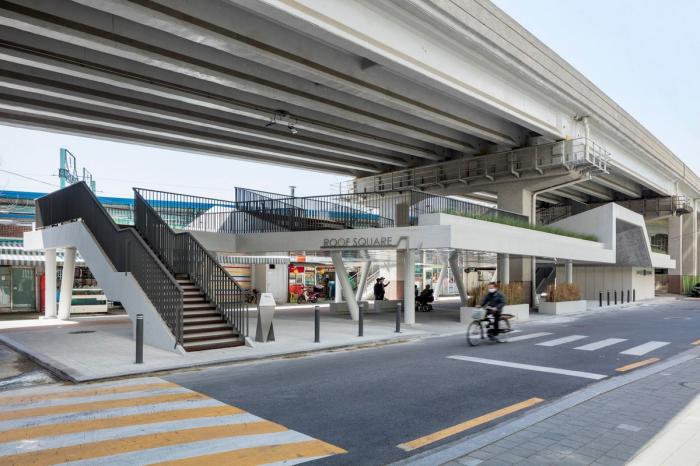 BIM建筑|首尔露台广场，高架桥下的再生空间