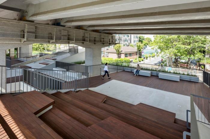 BIM建筑|首尔露台广场，高架桥下的再生空间