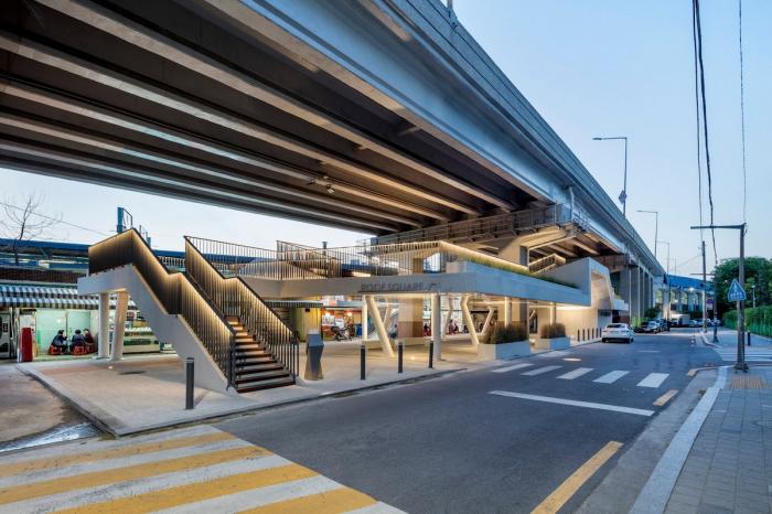 BIM建筑|首尔露台广场，高架桥下的再生空间