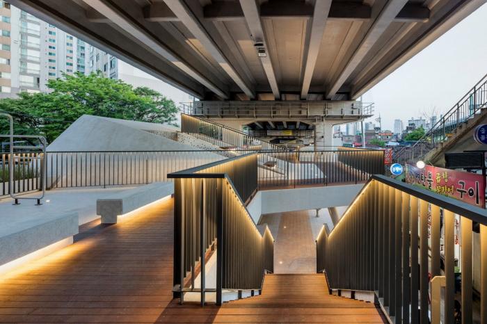 BIM建筑|首尔露台广场，高架桥下的再生空间