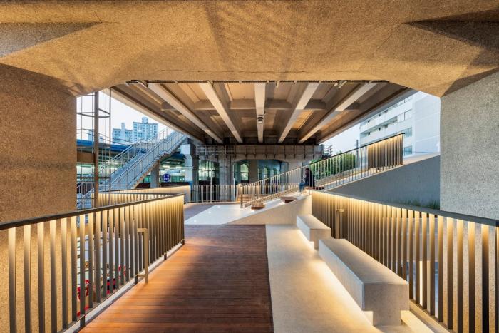 BIM建筑|首尔露台广场，高架桥下的再生空间