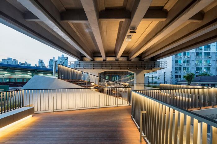 BIM建筑|首尔露台广场，高架桥下的再生空间